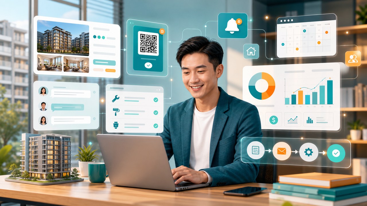 Thiết lập kênh chăm sóc khách thuê chuyên nghiệp